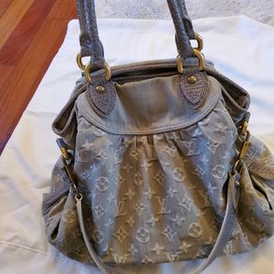 Authentic Louis Vuitton Denim  shoulder/ handbag